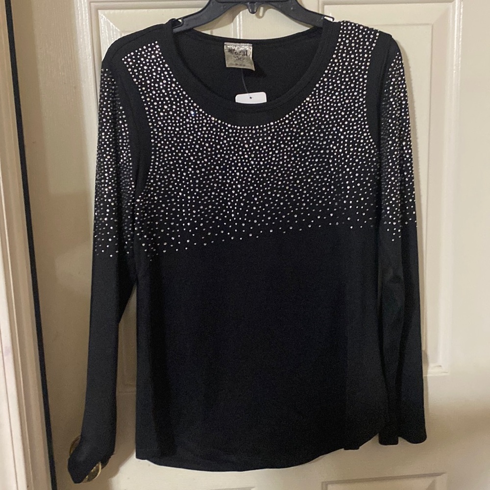 Brand new ladies black dress shirt